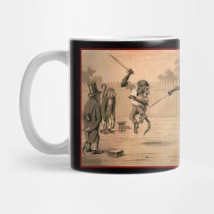 Vintage Monkey Sword-Fight - Maurice Boulanger Mug